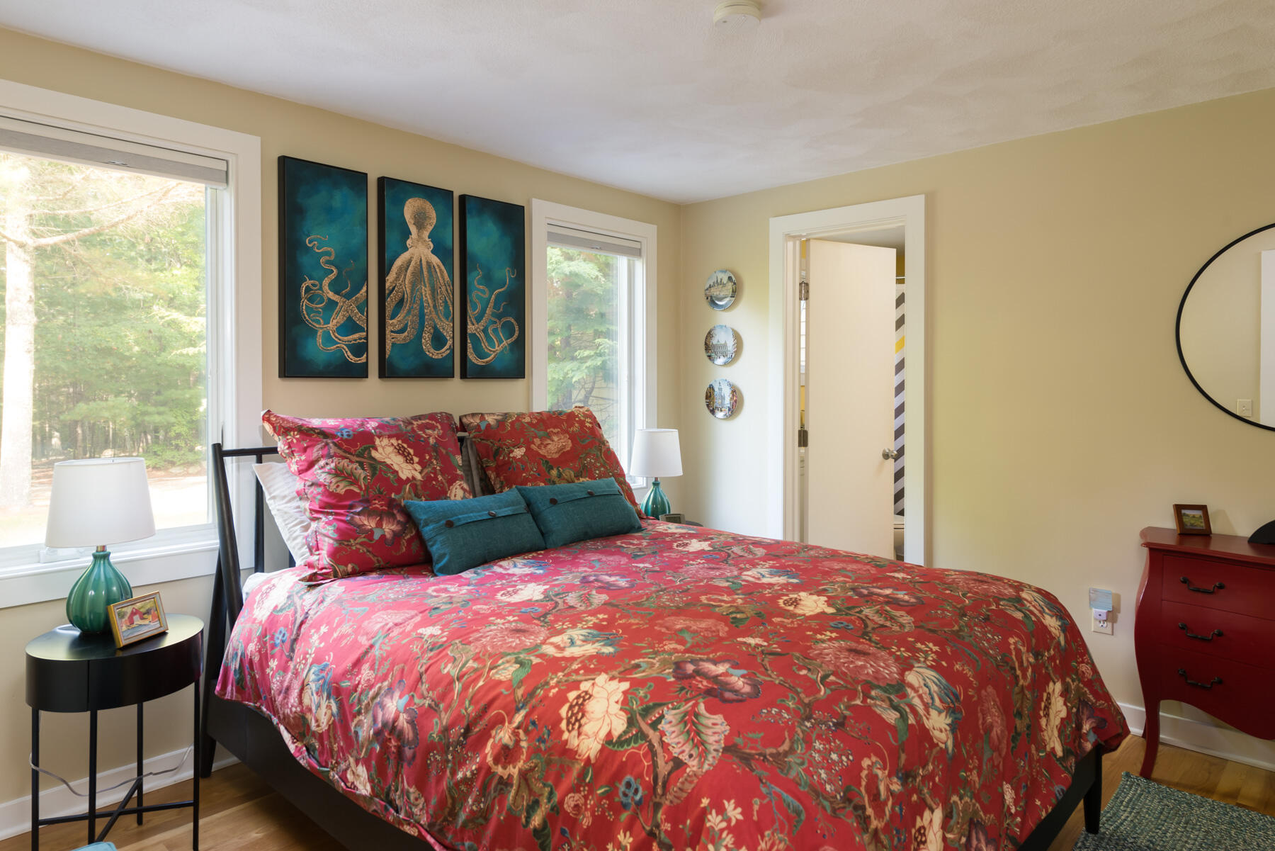 58 Delano Road Marion, MA 02738 - Photo 25 of 41 a bedroom with a large bed and a window