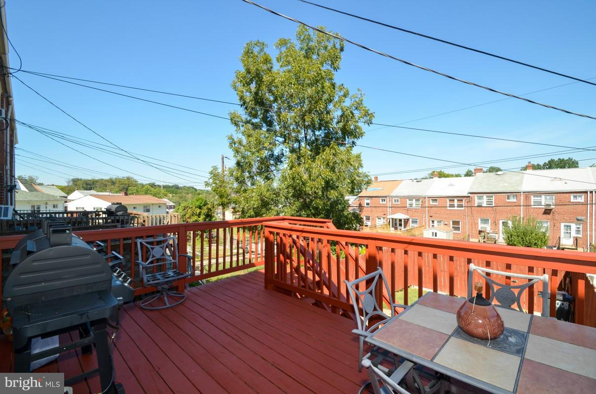 1008 Downton Road Baltimore, MD 21227 - Photo 16 of 22 Rear Deck 2nd View