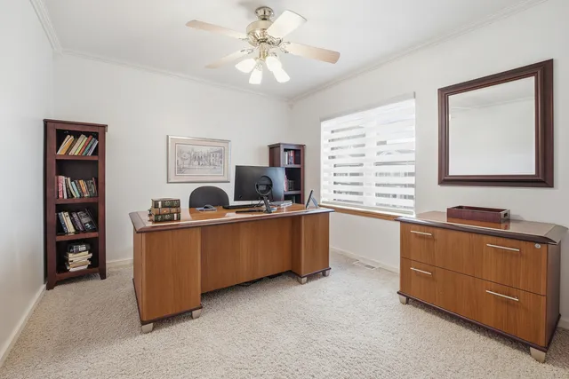 a room with furniture and window