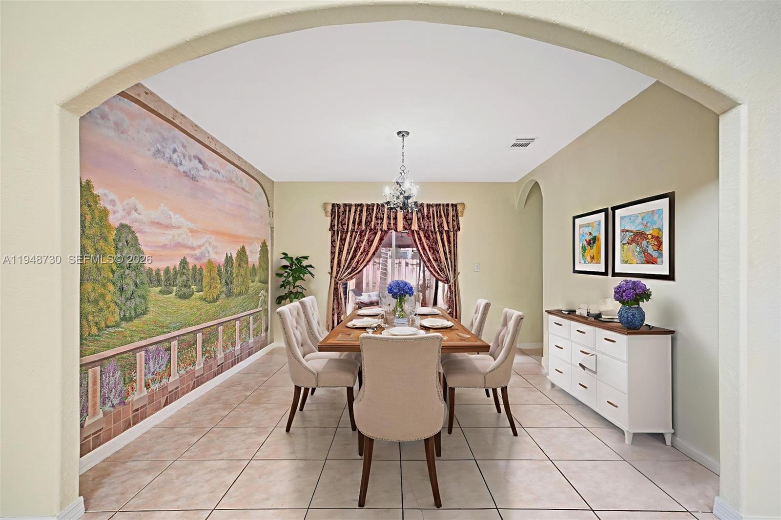 5502 Southwest 162nd Place Miami, FL 33185 - Photo 6 of 72 Dining room virtually staged