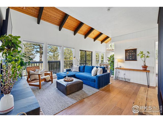 a living room with furniture or couch and a potted plant
