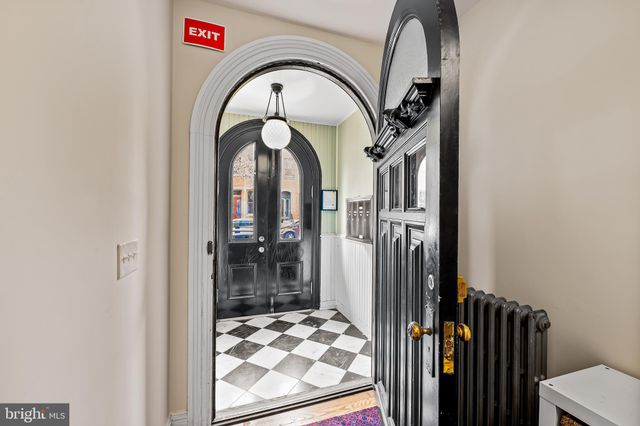 a view of a balcony door