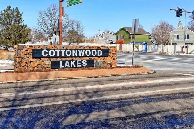 a view of street sign