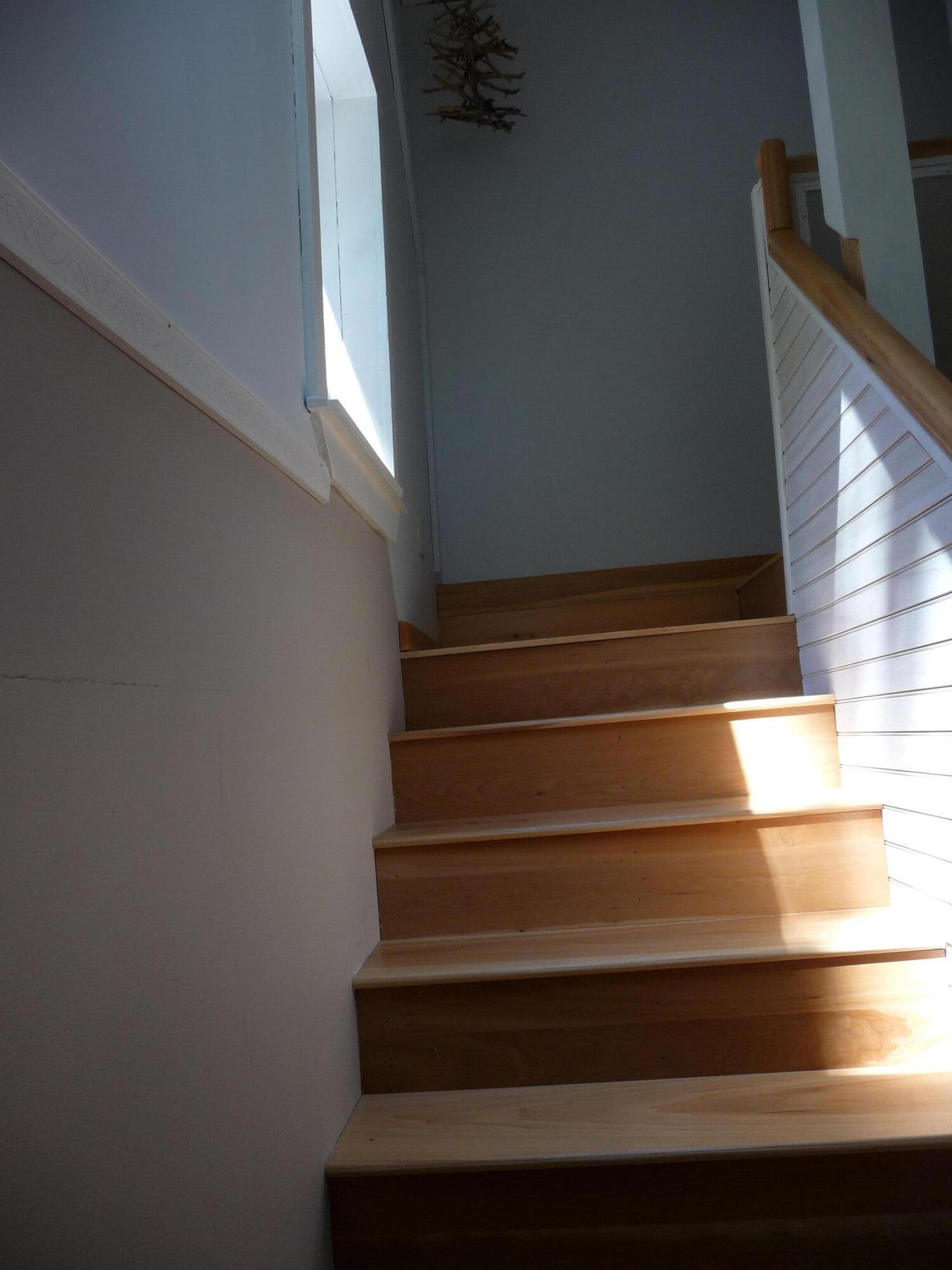 1 Beech Hill Road Mount Desert, ME 04660 - Photo 30 of 36 Stairwell to second floor third bedroom.