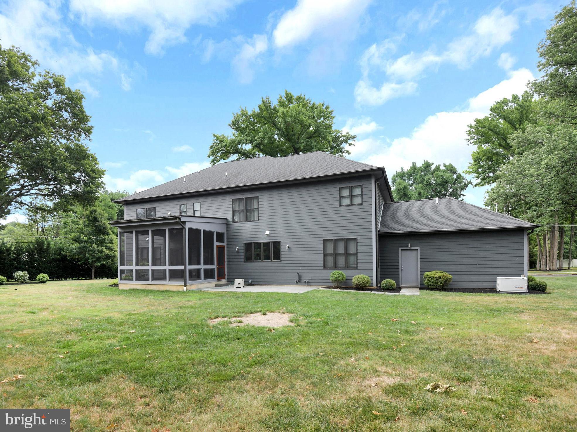 160 Sycamore Road Princeton, NJ 08540 - Photo 34 of 34 Rear Exterior and Stone Patio and Porch