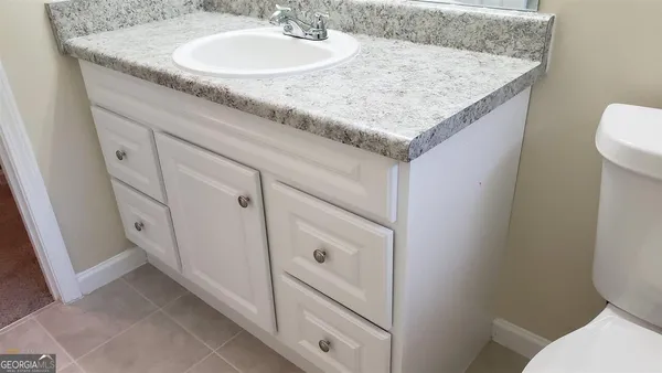 a close view of utility room