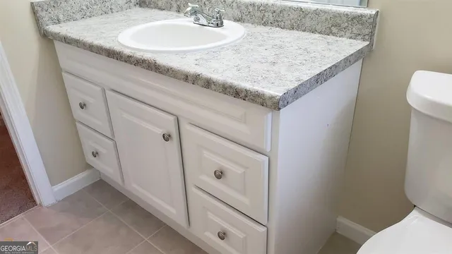 a close view of utility room