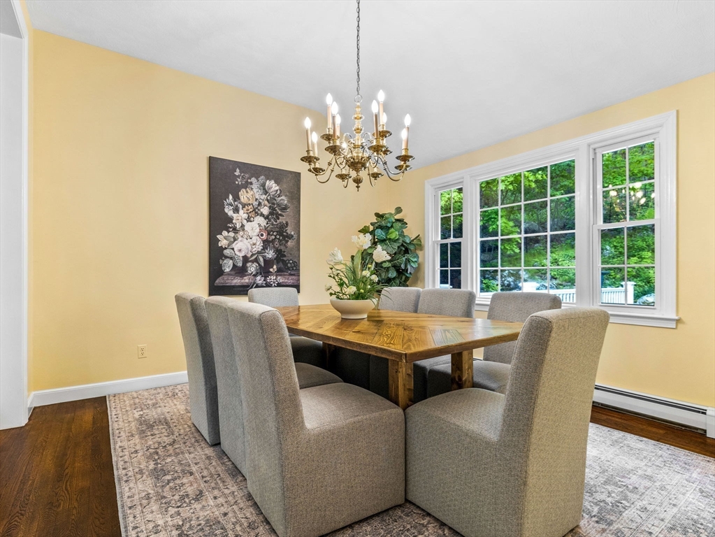 14 Pond Street Dover, MA 02030 - Photo 14 of 25 a view of a dining room with furniture window and outside view