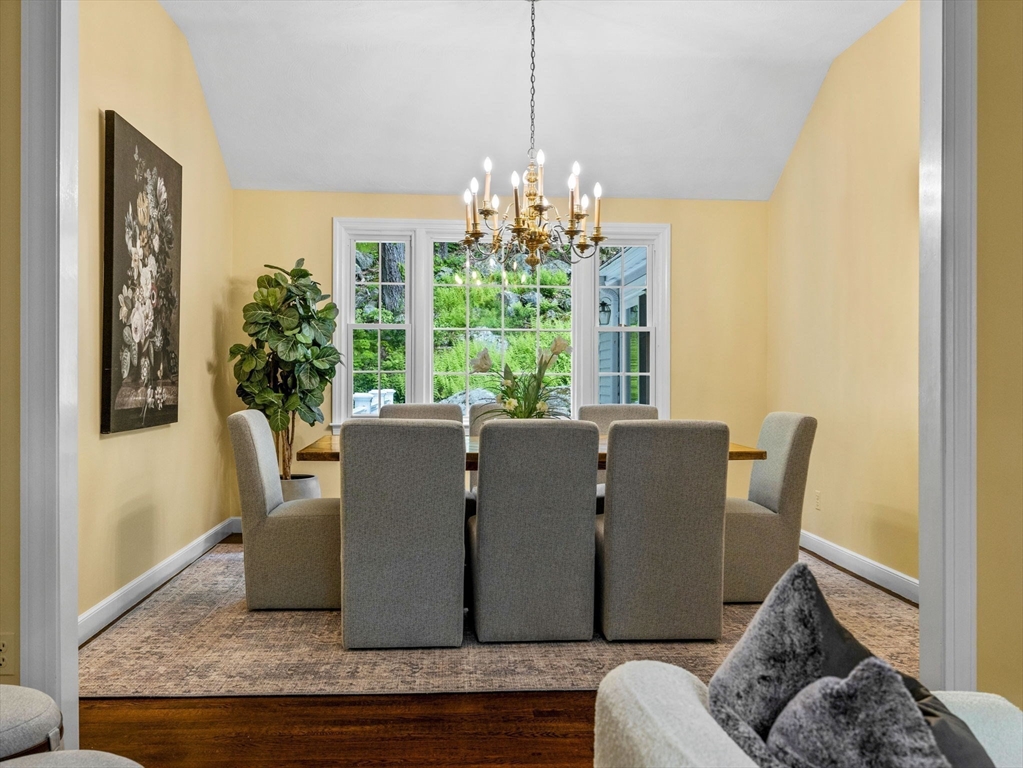 14 Pond Street Dover, MA 02030 - Photo 15 of 25 a view of a dining room with furniture window and outside view