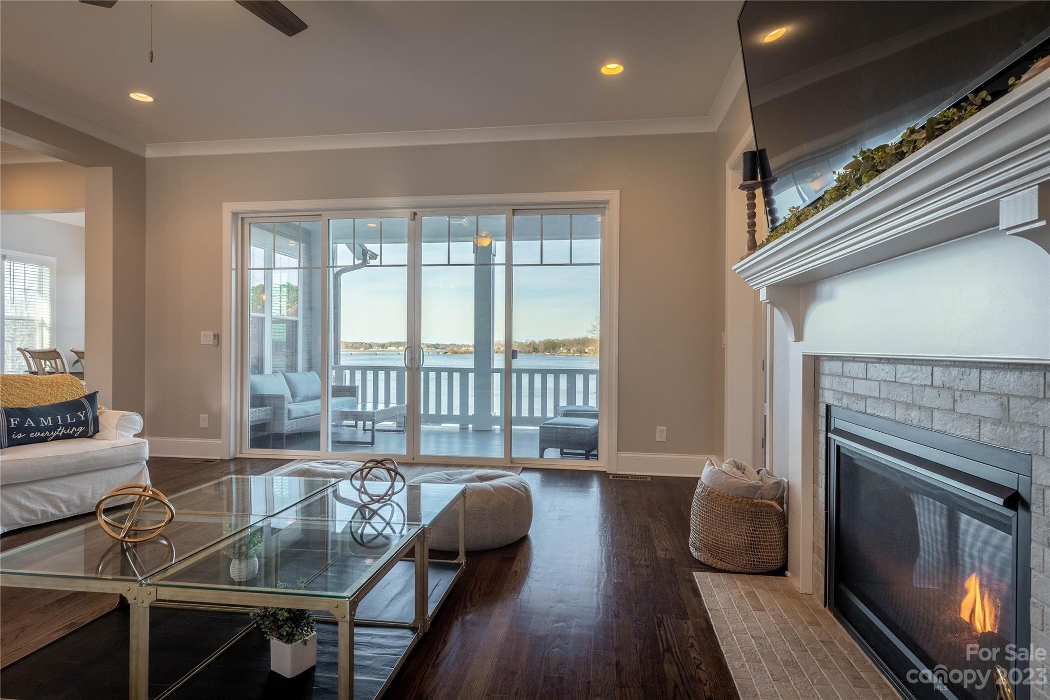 9110 Greenwood Road Terrell, NC 28682 - Photo 14 of 42 a living room with furniture and a fireplace