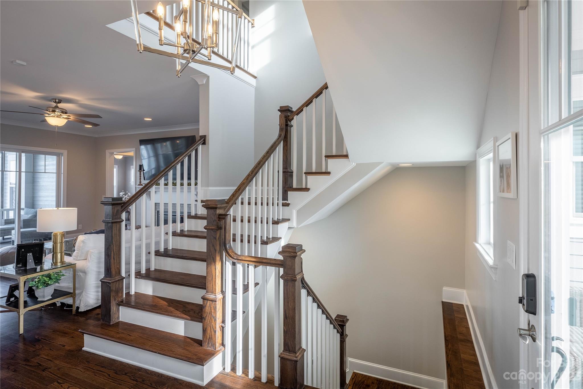 9110 Greenwood Road Terrell, NC 28682 - Photo 28 of 42 a view of entryway and hall with wooden floor