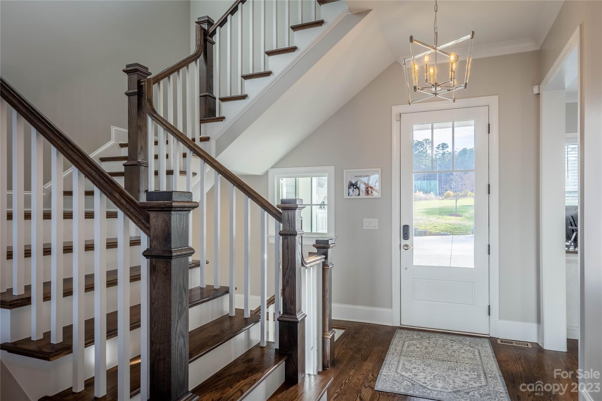 9110 Greenwood Road Terrell, NC 28682 - Photo 6 of 42 a view of entryway and hall with wooden floor