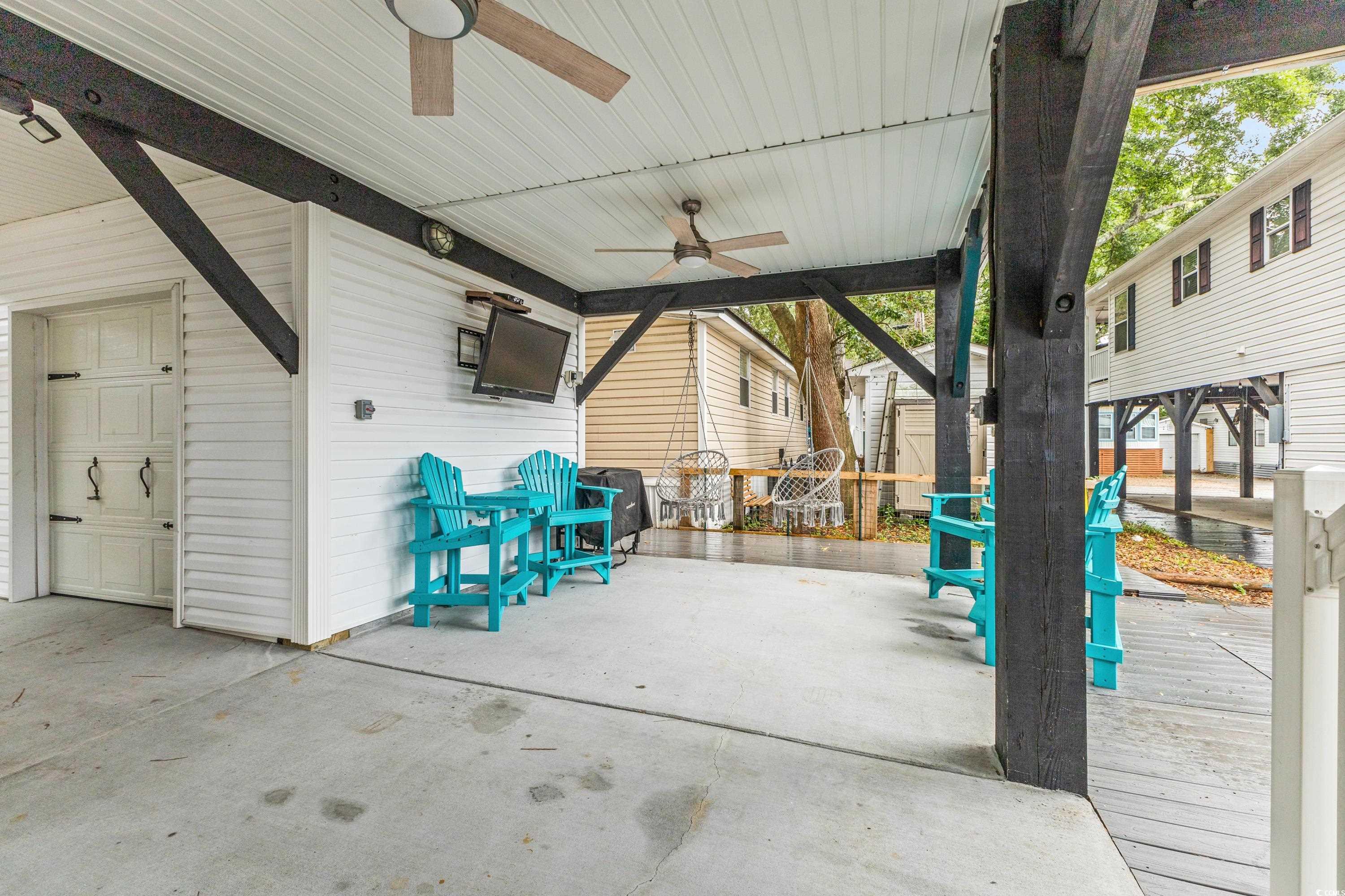 6001-1846a South Kings Highway Myrtle Beach, SC 29575 - Photo 5 of 40 View of patio / terrace featuring ceiling fan