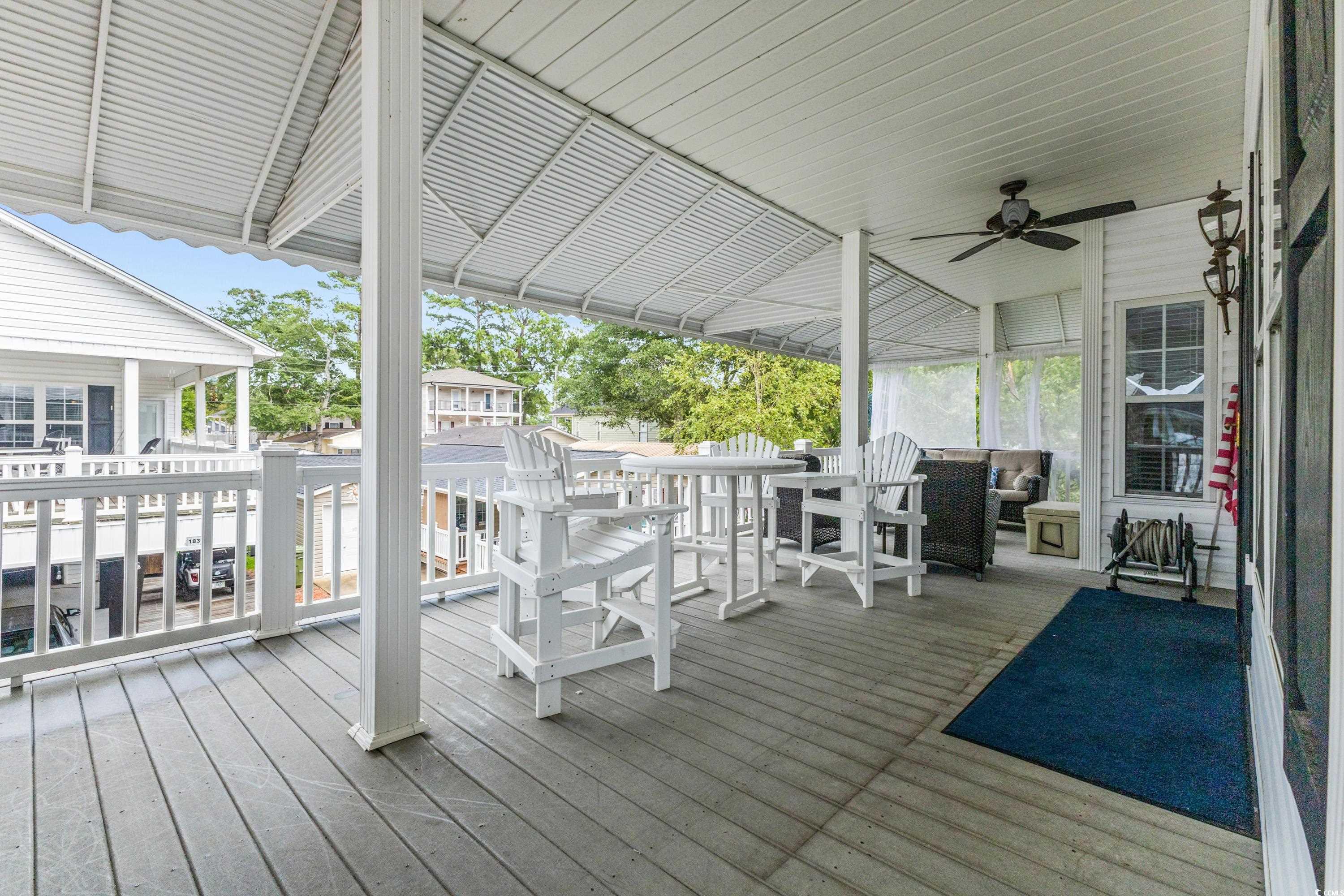 6001-1846a South Kings Highway Myrtle Beach, SC 29575 - Photo 7 of 40 Deck featuring ceiling fan