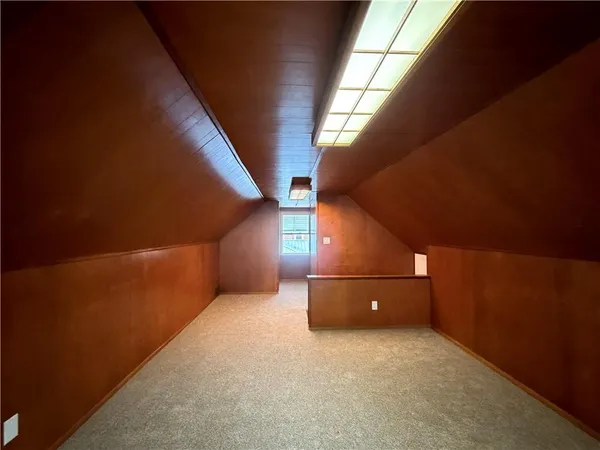 a view of a garage