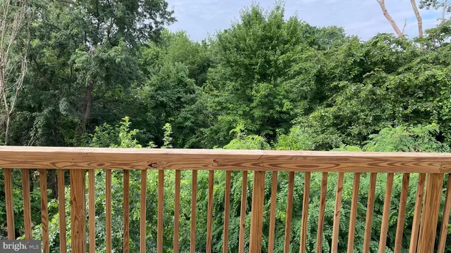 a view of wooden fence