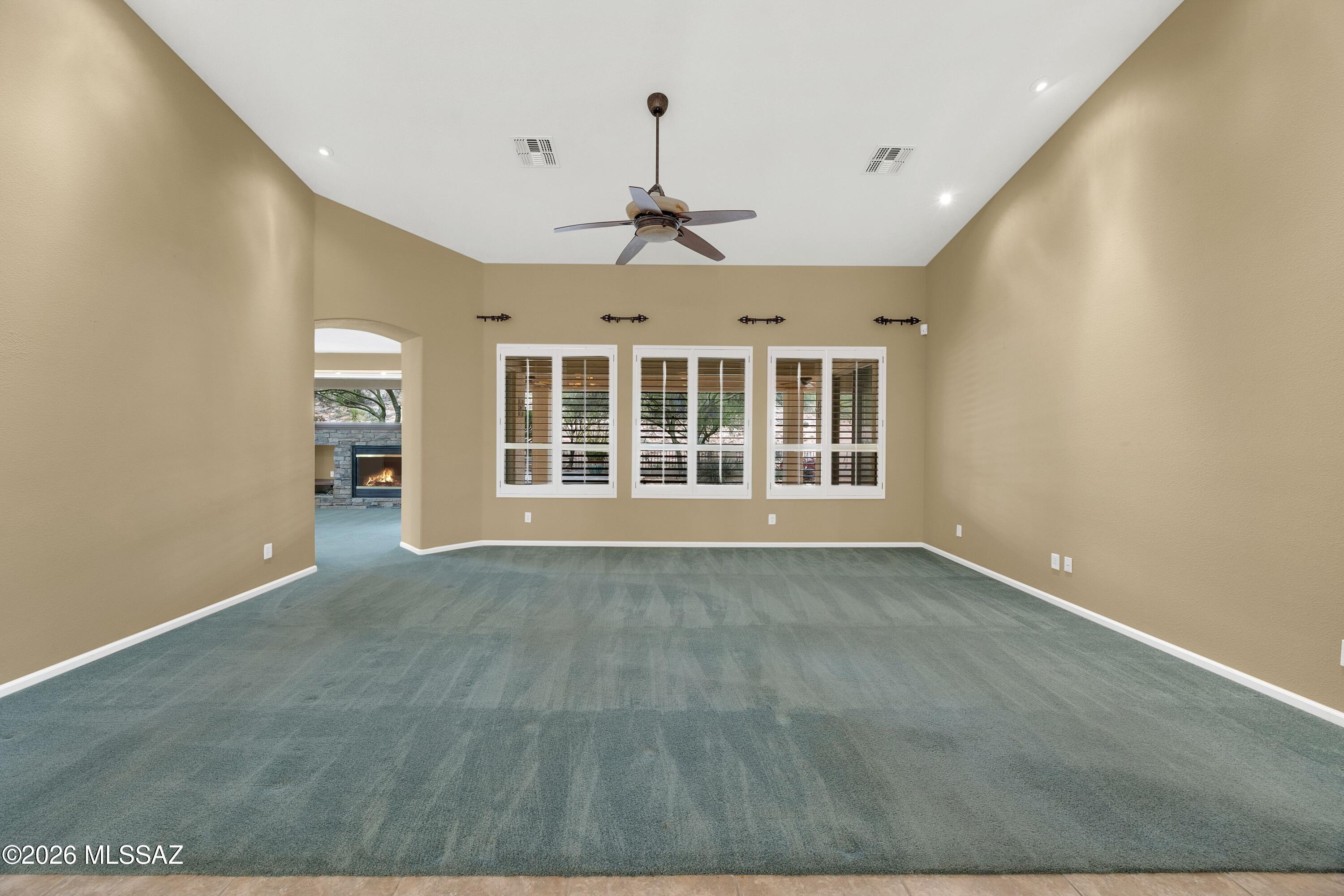 62090 East Northwood Road Tucson, AZ 85739 - Photo 7 of 49 Spacious Great Room with Wall of Windows