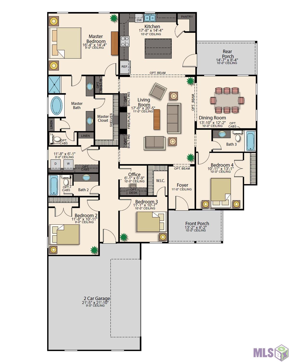 21433 Blue Fin Drive Springfield, LA 70462 - Photo 31 of 31 Broussard - Floorplan