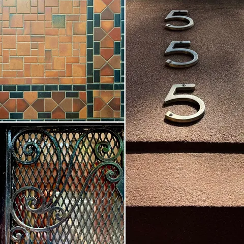 a black and white photo of a shower