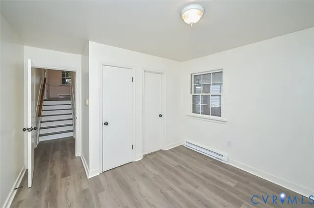 wooden floor in an empty room
