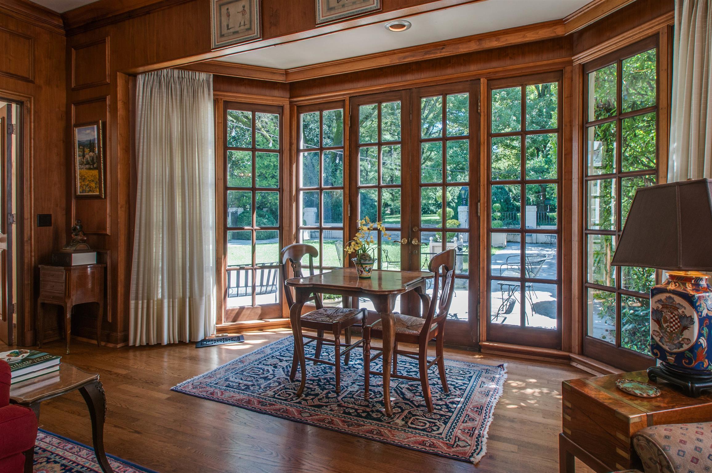4727 Post Road Nashville, TN 37205 - Photo 11 of 28 a view of a dining room with furniture window and outside view