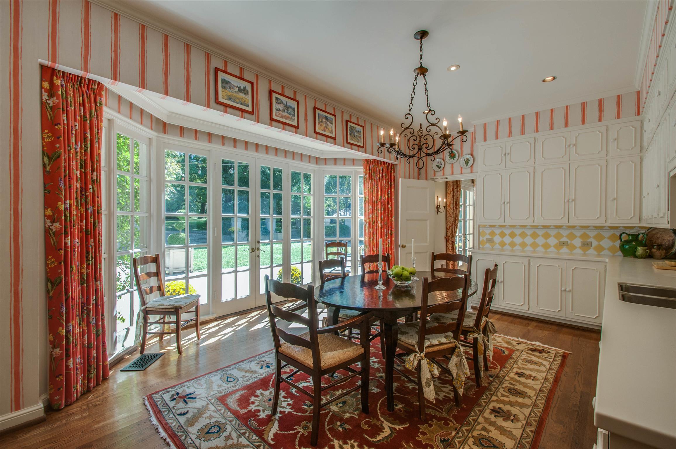 4727 Post Road Nashville, TN 37205 - Photo 13 of 28 a view of a dining room with furniture window and wooden floor