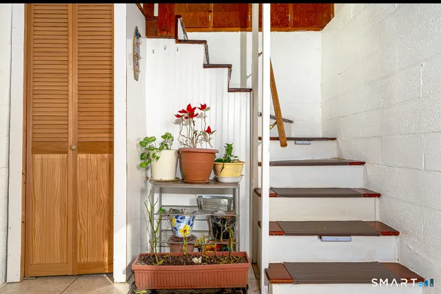 a front view of a house with entryway