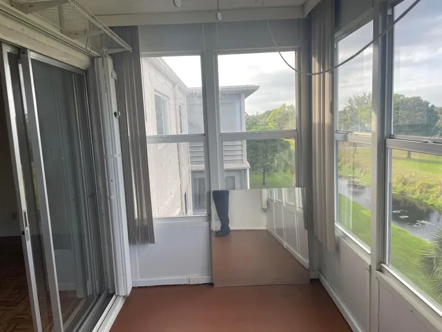 a view of front door