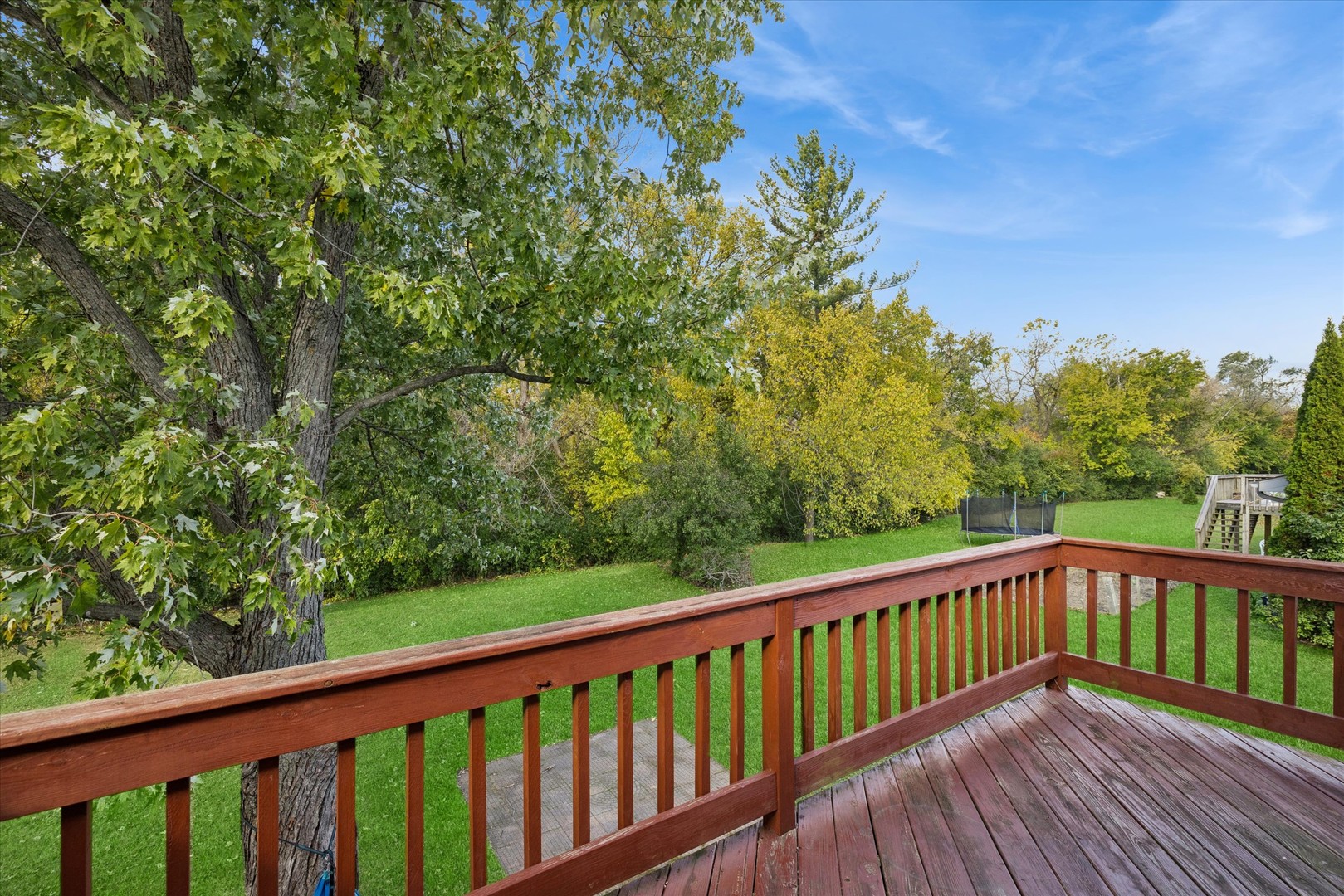 722 McHenry Avenue, Unit B Crystal Lake, IL 60014 - Photo 4 of 14 a view of balcony with wooden floor