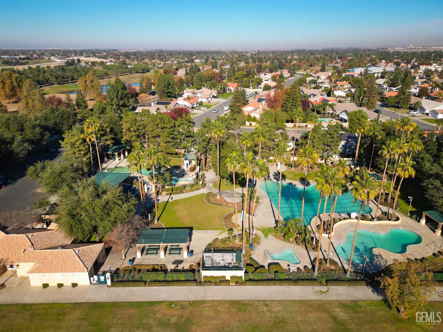 Undisclosed Address Bakersfield, CA 93312 - Photo 38 of 38 an aerial view of residential houses with outdoor space