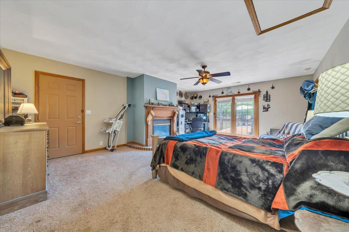 531 Brookwood Road Wirtz, VA 24184 - Photo 26 of 57 a bed room with a bed and a chair