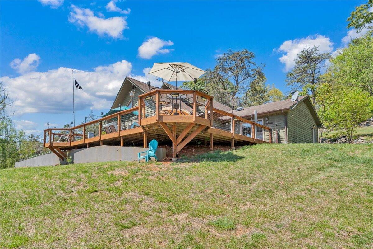 531 Brookwood Road Wirtz, VA 24184 - Photo 47 of 57 a view of an house with backyard and a patio