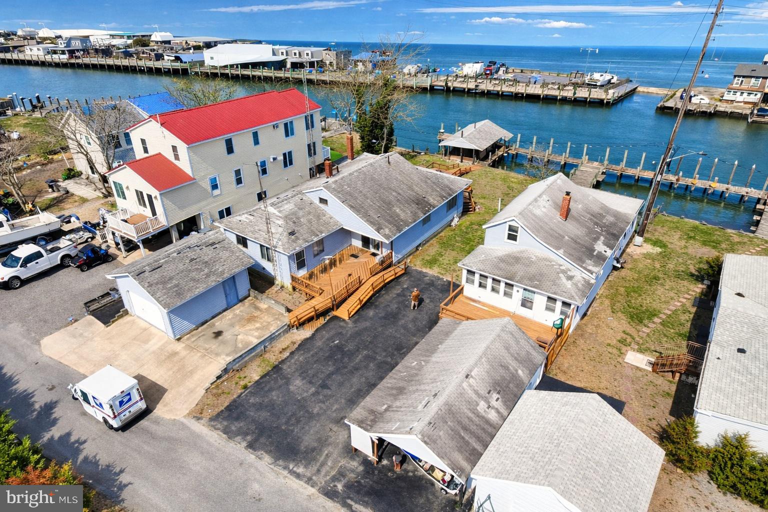 4398 South Bowers Road Milford, DE 19963 - Photo 39 of 54 an aerial view of a house with a ocean view
