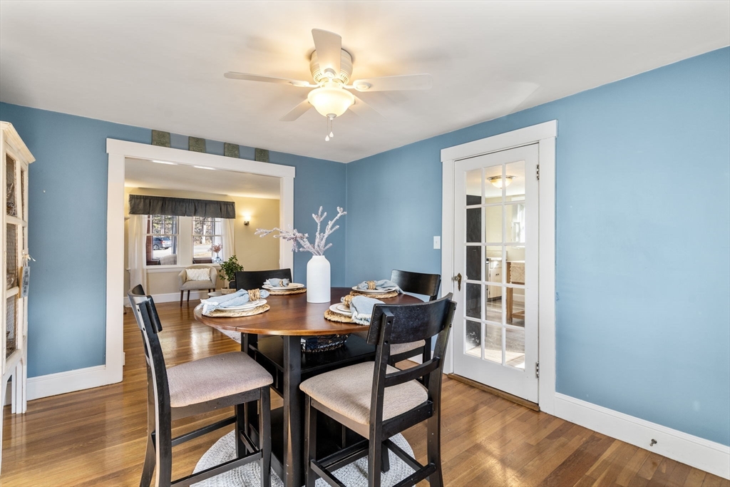 166 Hopedale Street Hopedale, MA 01747 - Photo 5 of 27 a view of a dining room with furniture and wooden floor
