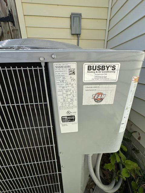 1739 Holly Hill Road Augusta, GA 30904 - Photo 38 of 46 HVAC 2023 - Unit 1