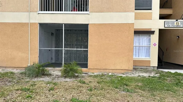 a view of front door