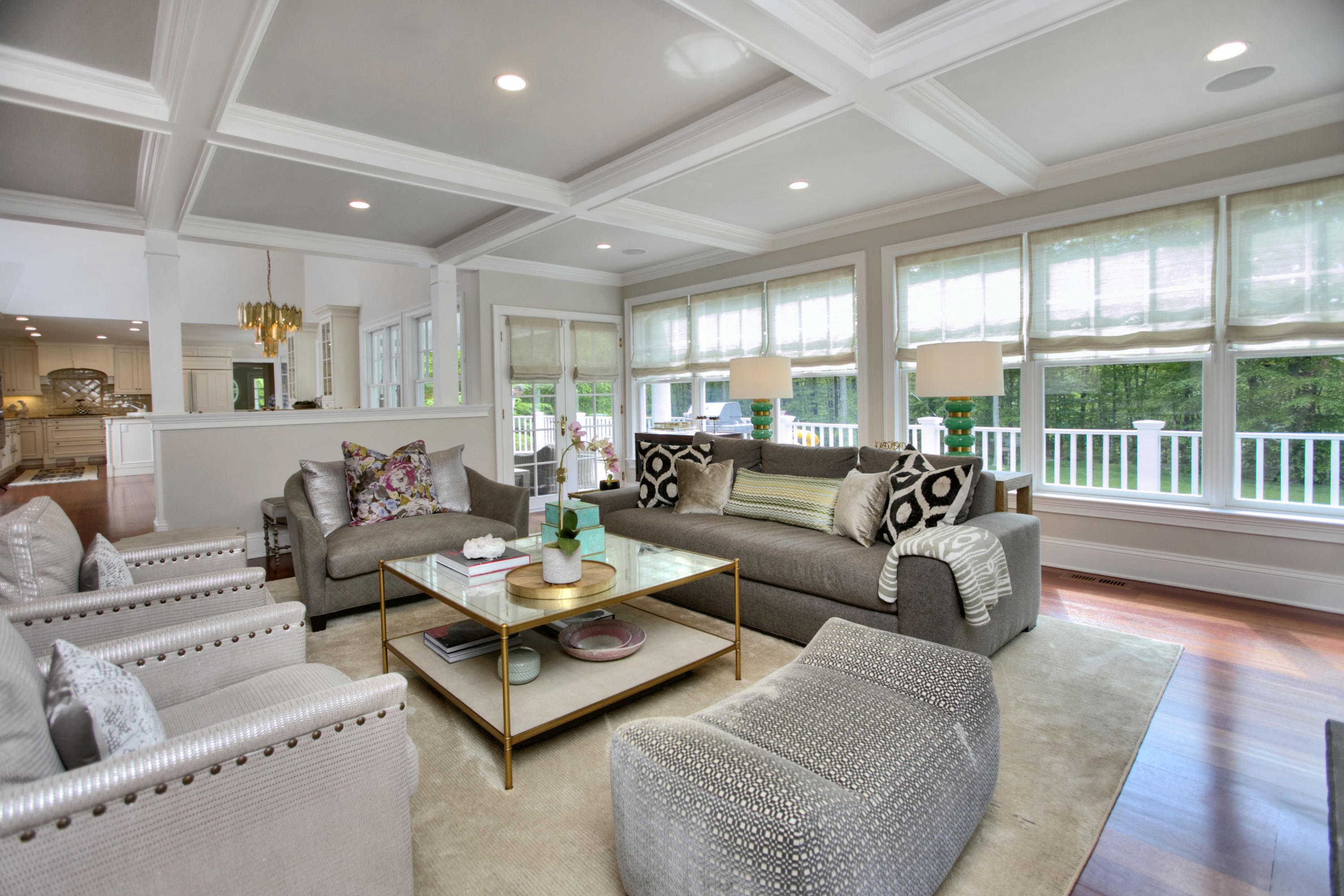 786 Cheese Spring Road New Canaan, CT 06840 - Photo 4 of 36 a living room with furniture and a large window