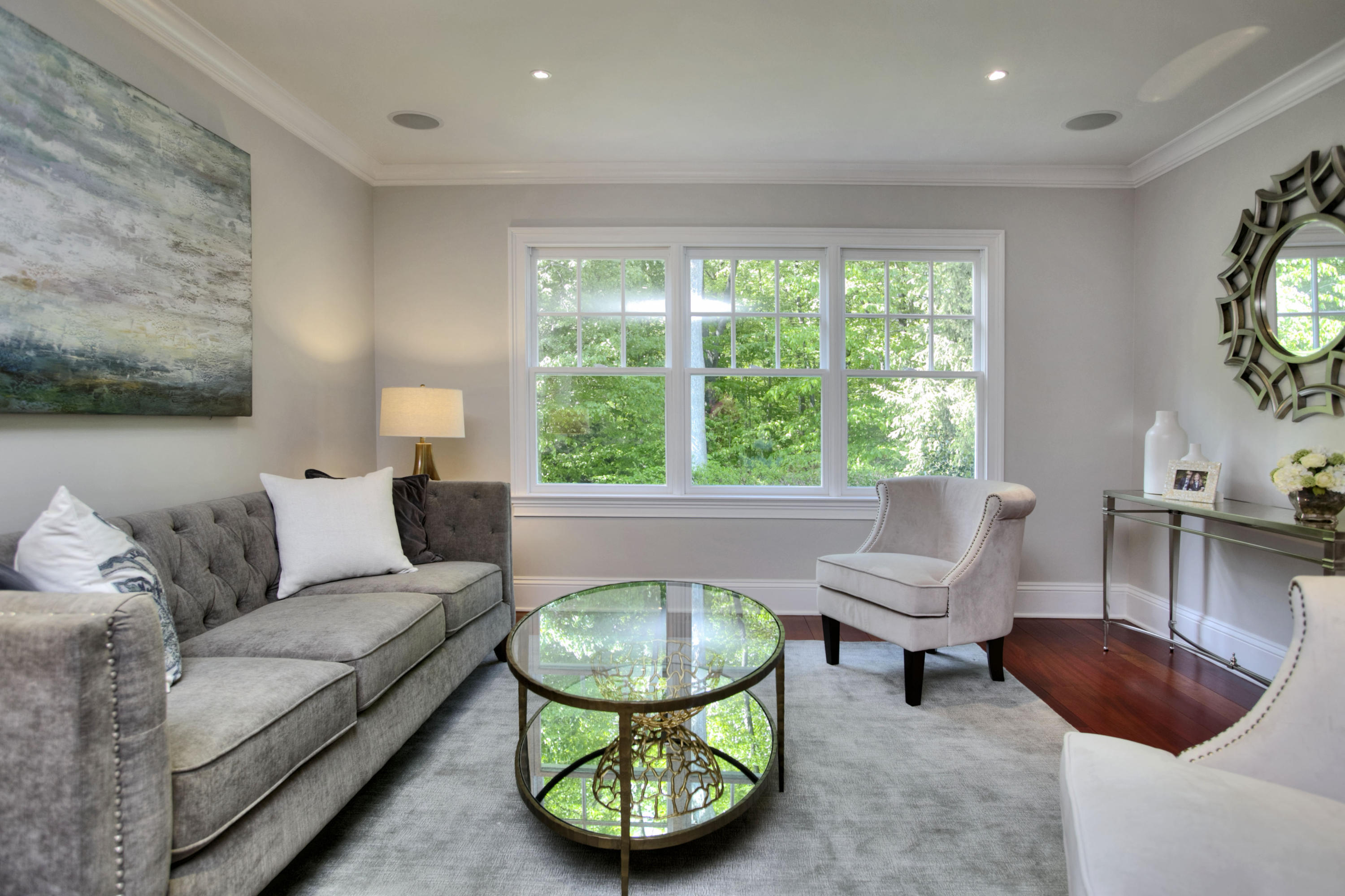 786 Cheese Spring Road New Canaan, CT 06840 - Photo 7 of 36 a living room with furniture and a large window