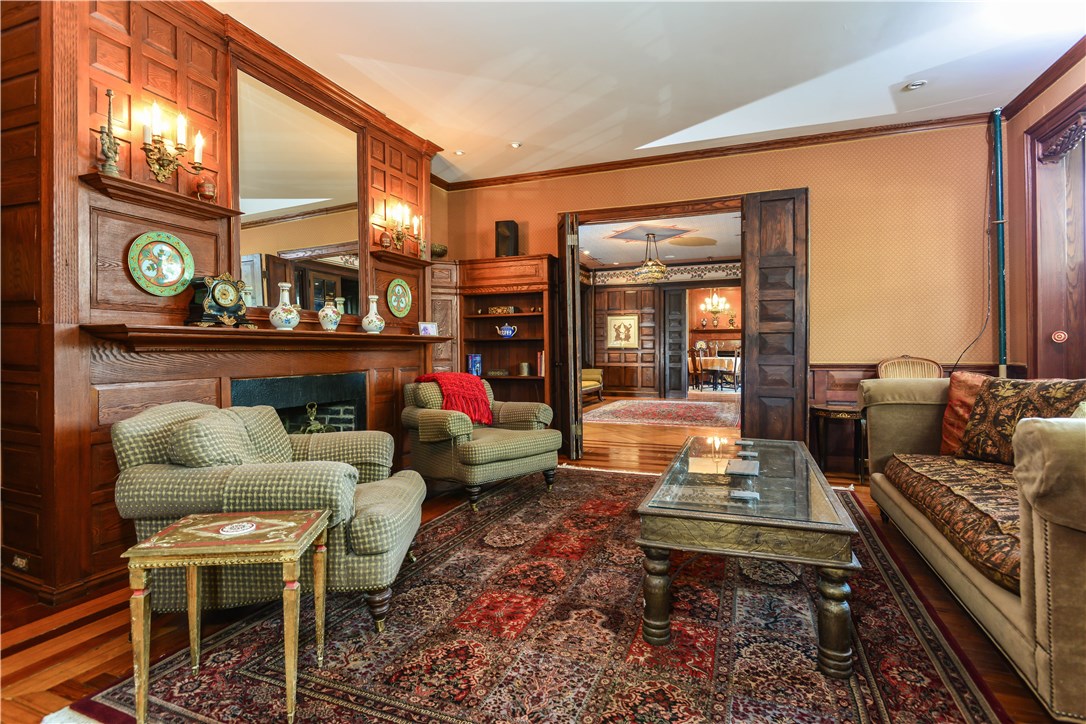 80 Kay Street Newport, RI 02840 - Photo 9 of 39 Living room with foyer and dining room in the distance