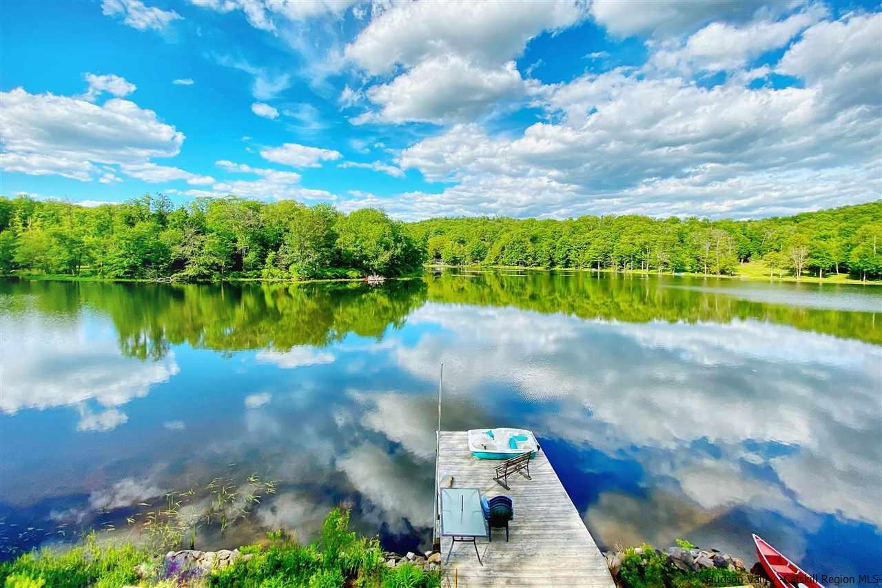 212 Trout Brook Road Roscoe, NY 12776 - Photo 35 of 35 a view of a lake with a big yard