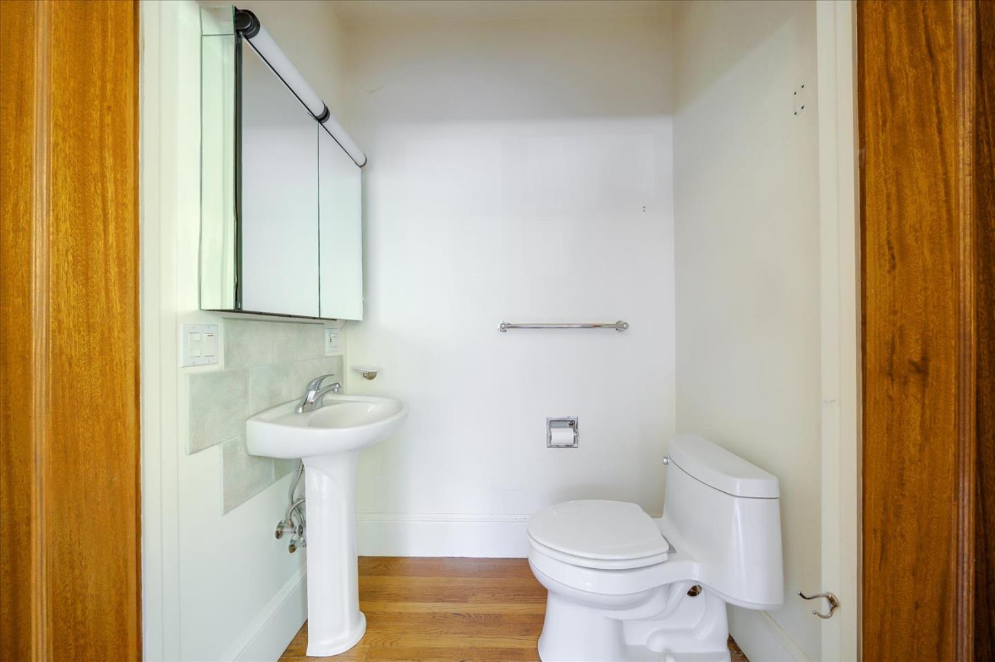 167 Almendral Avenue Atherton, CA 94027 - Photo 28 of 50 a bathroom with a sink toilet and shower