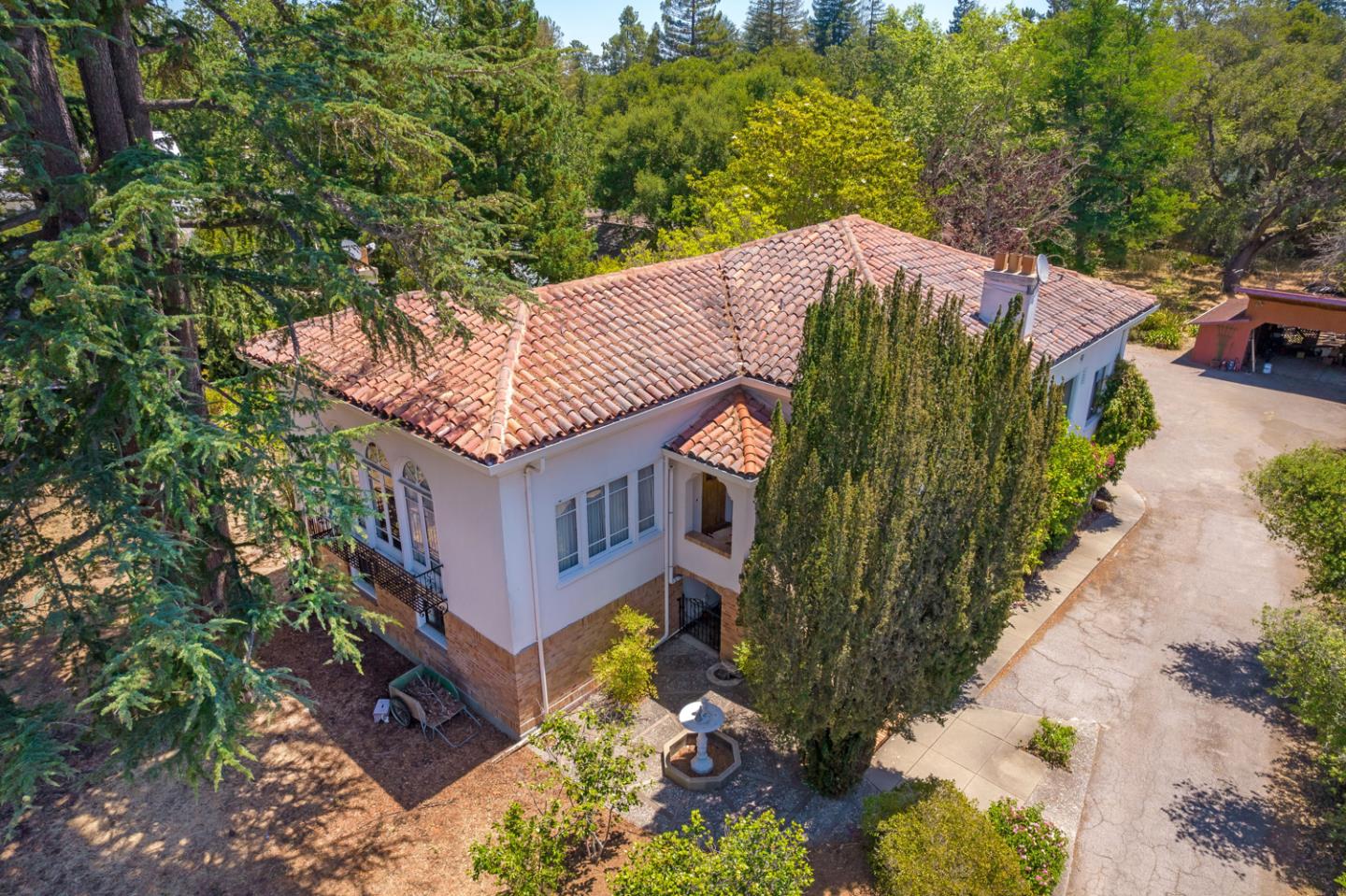 167 Almendral Avenue Atherton, CA 94027 - Photo 43 of 50 an aerial view of a house