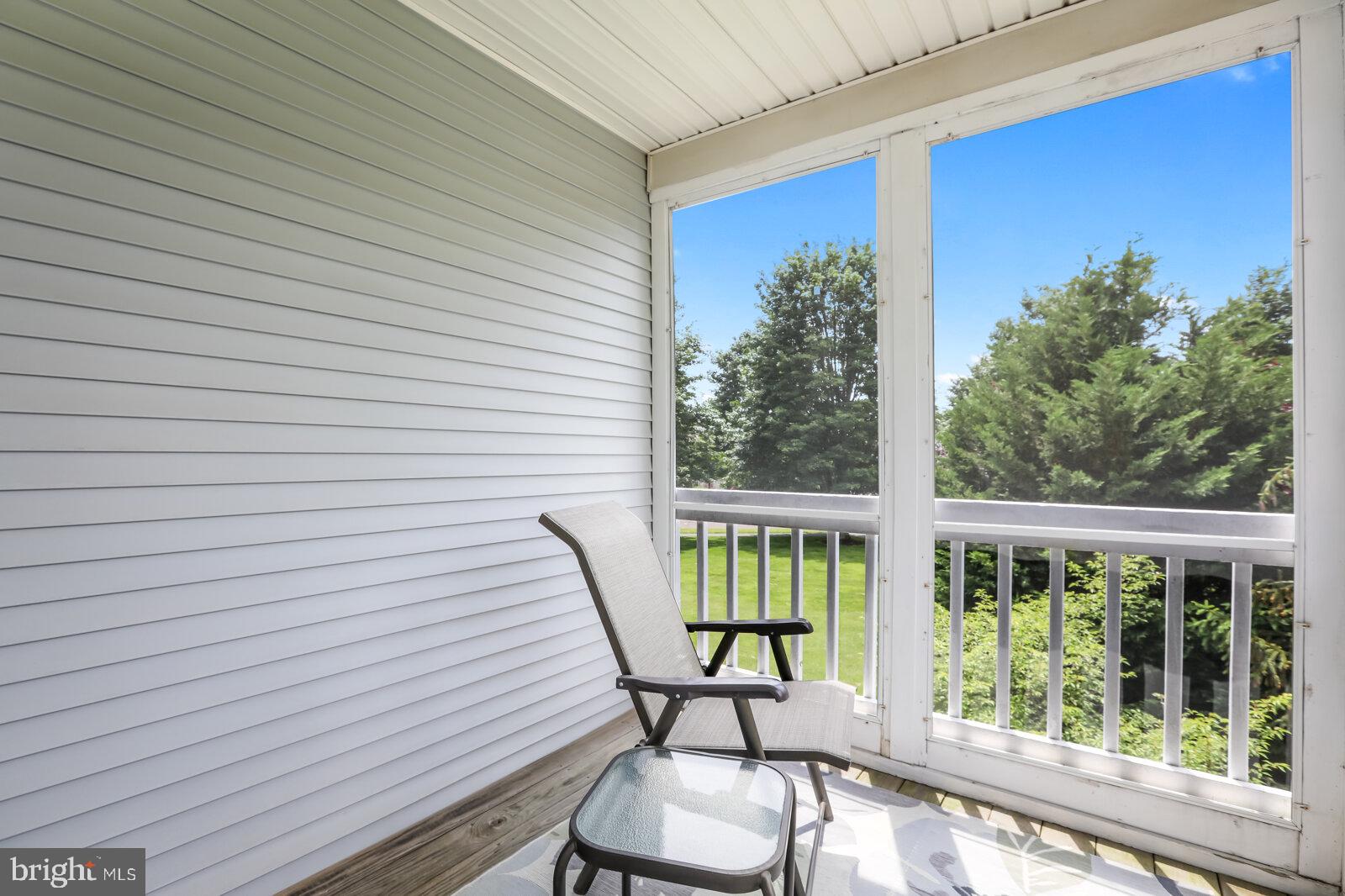 1616 Covington Road, Unit 8 Yardley, PA 19067 - Photo 27 of 27 Screened balcony porch