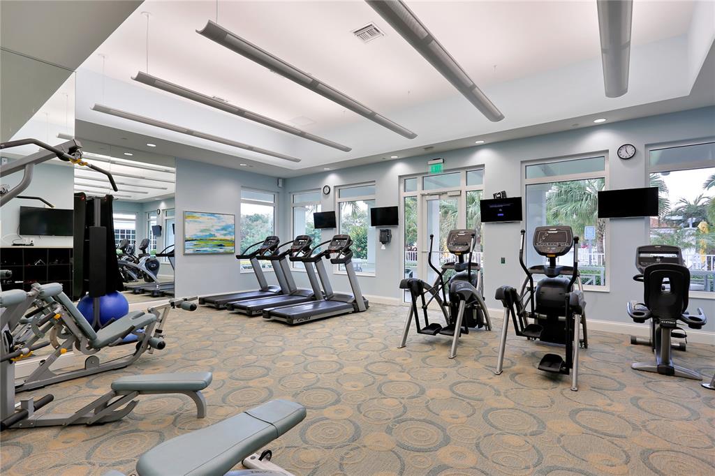 1325 Snell Isle Boulevard Northeast, Unit 711 St. Petersburg, FL 33704 - Photo 33 of 37 a view of a room with gym equipment