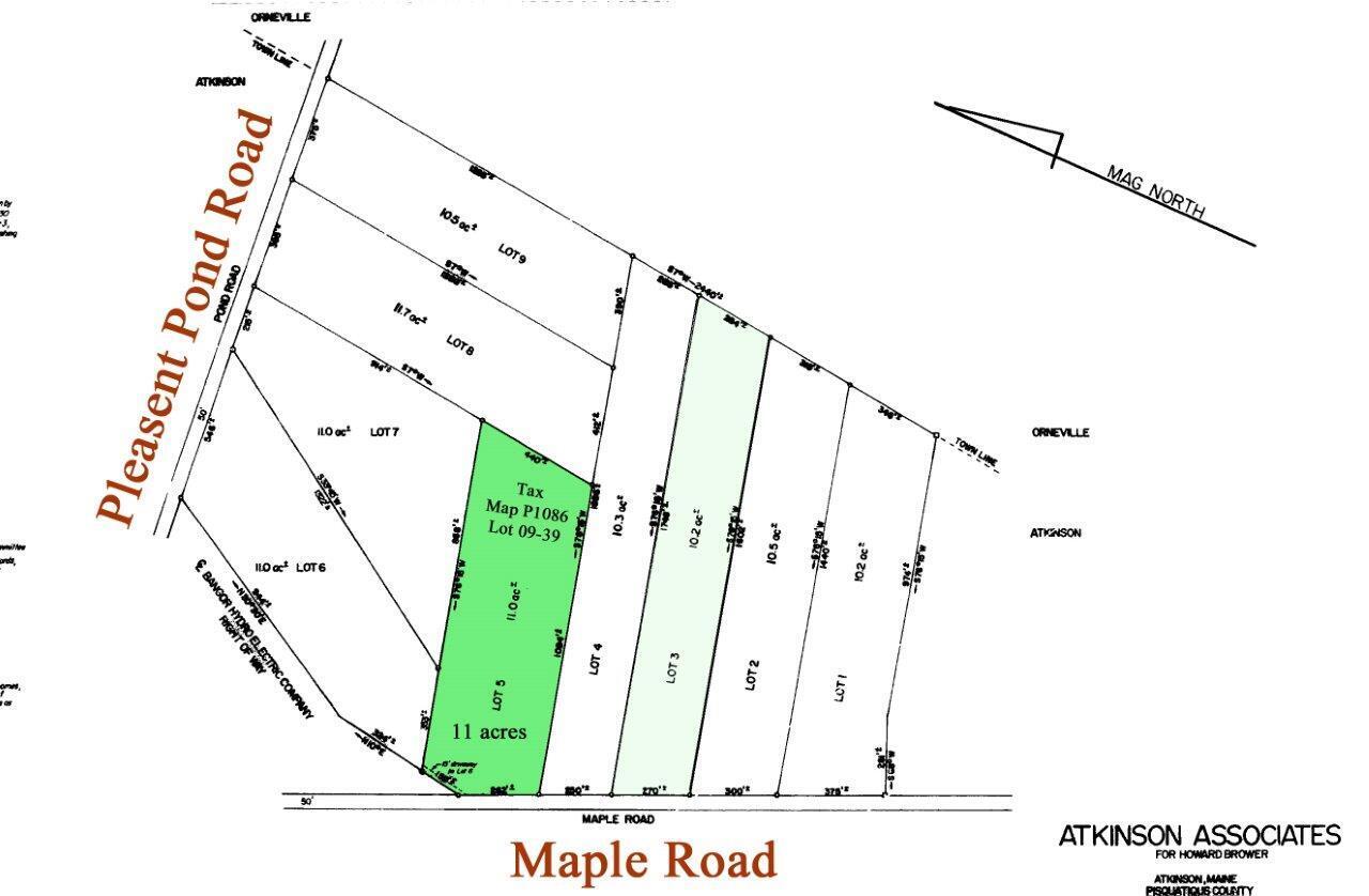Lot 5 Maple Road Milo, ME 04463 - Photo 13 of 13 Survey - Lot 5 _edited-44