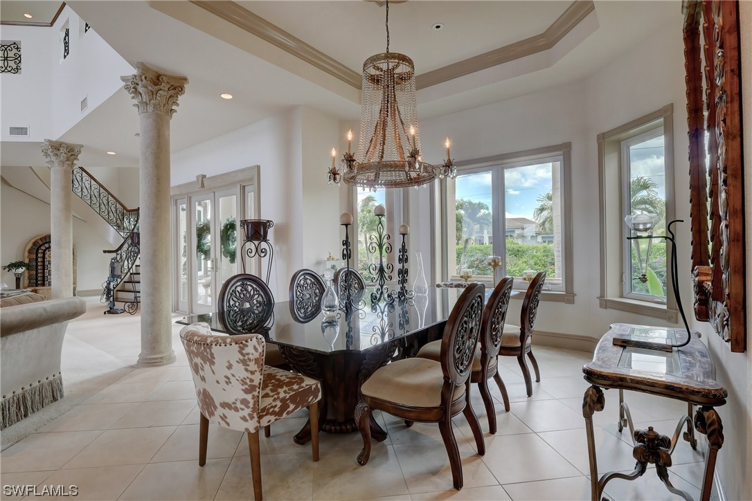 5960 Harborage Drive Fort Myers, FL 33908 - Photo 16 of 32 a view of a dining room with furniture window and outside view
