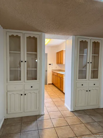 a view of hallway with stairs