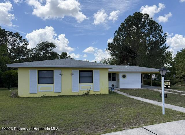 6848 Treehaven Drive Spring Hill, FL 34606 - Photo 3 of 34 Front view