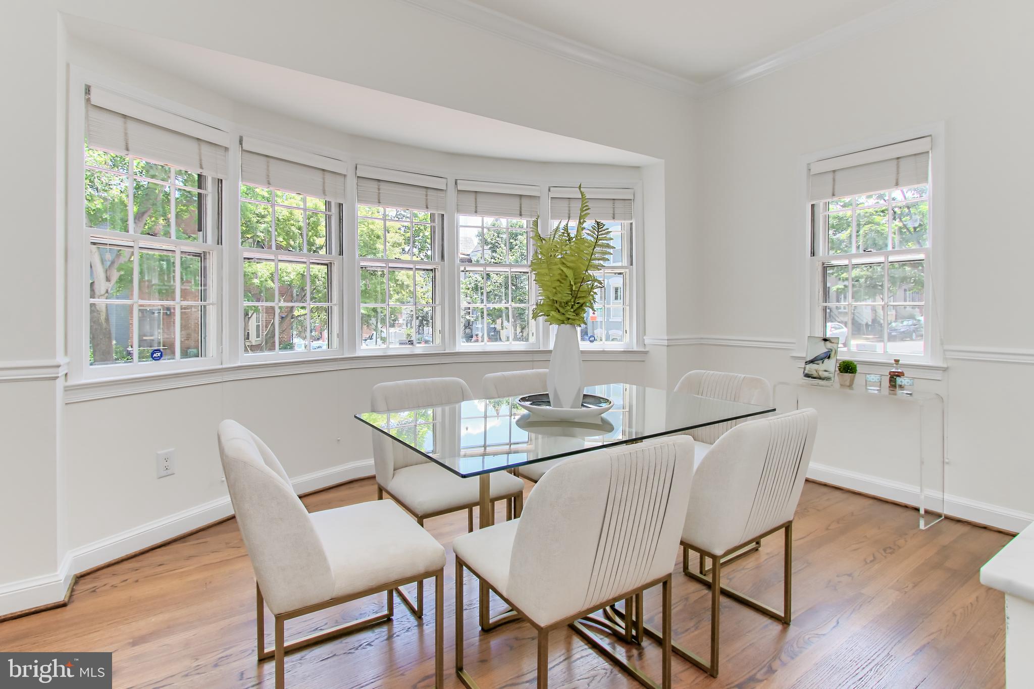 2821 Olive Street Northwest Washington, DC 20007 - Photo 14 of 27 Cheerful and Bright Dining Room