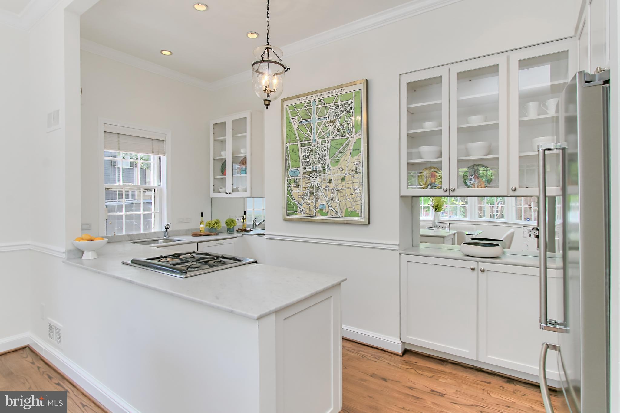 2821 Olive Street Northwest Washington, DC 20007 - Photo 16 of 27 Chef's Kitchen with Gourmet Appliances
